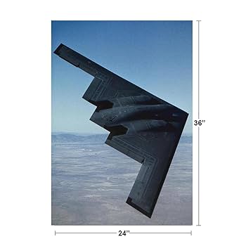 Amazon.com: Northrop B2 Stealth Bomber in Flight Photo